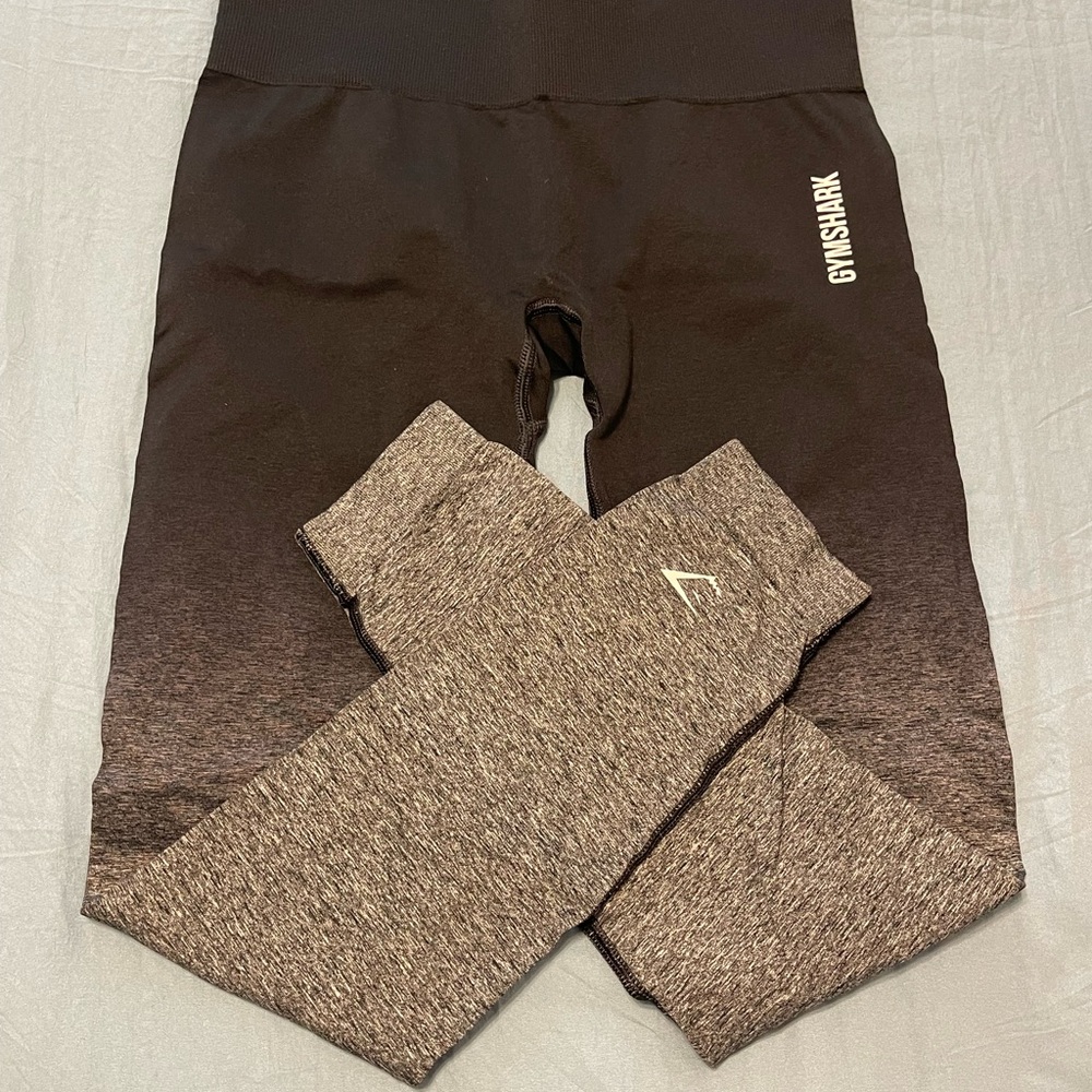 Gymshark Black and Gray Leggings